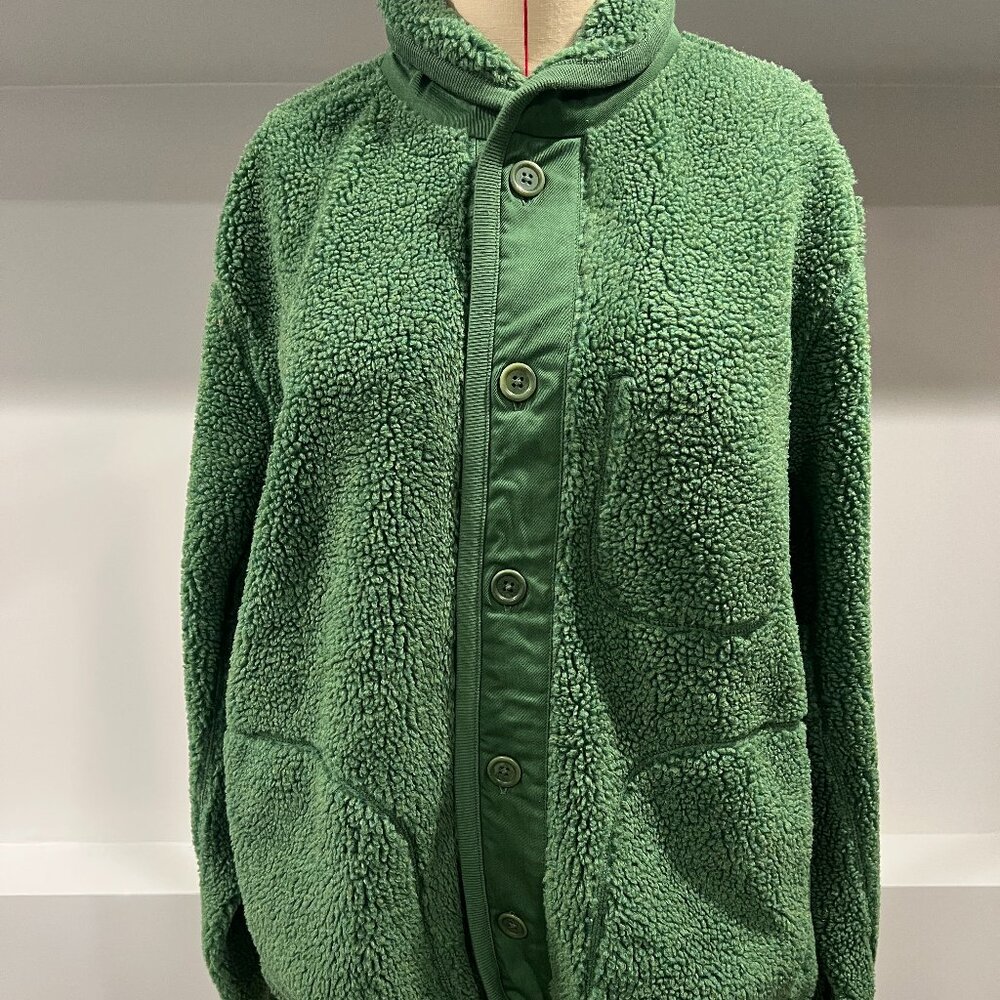 Bhode fleece/sherpa jacket. Size Large.